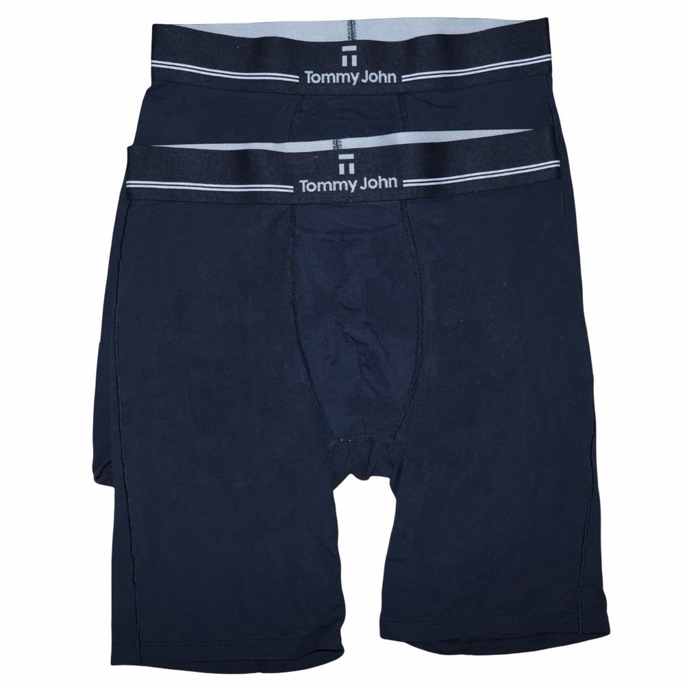 (2) Tommy John Apollo‎ Boxer Briefs Black Men's M